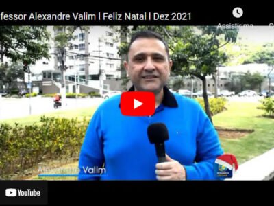 Professor Alexandre Valim l Feliz Natal l Dez 2021