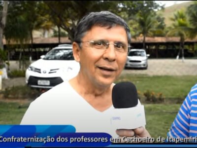 CONFRATERNIZAÇÃO DOS PROFESSORES EM CACHOEIRO DE ITAPEMIRIM – ENTREVISTA COM CONVIDADOS